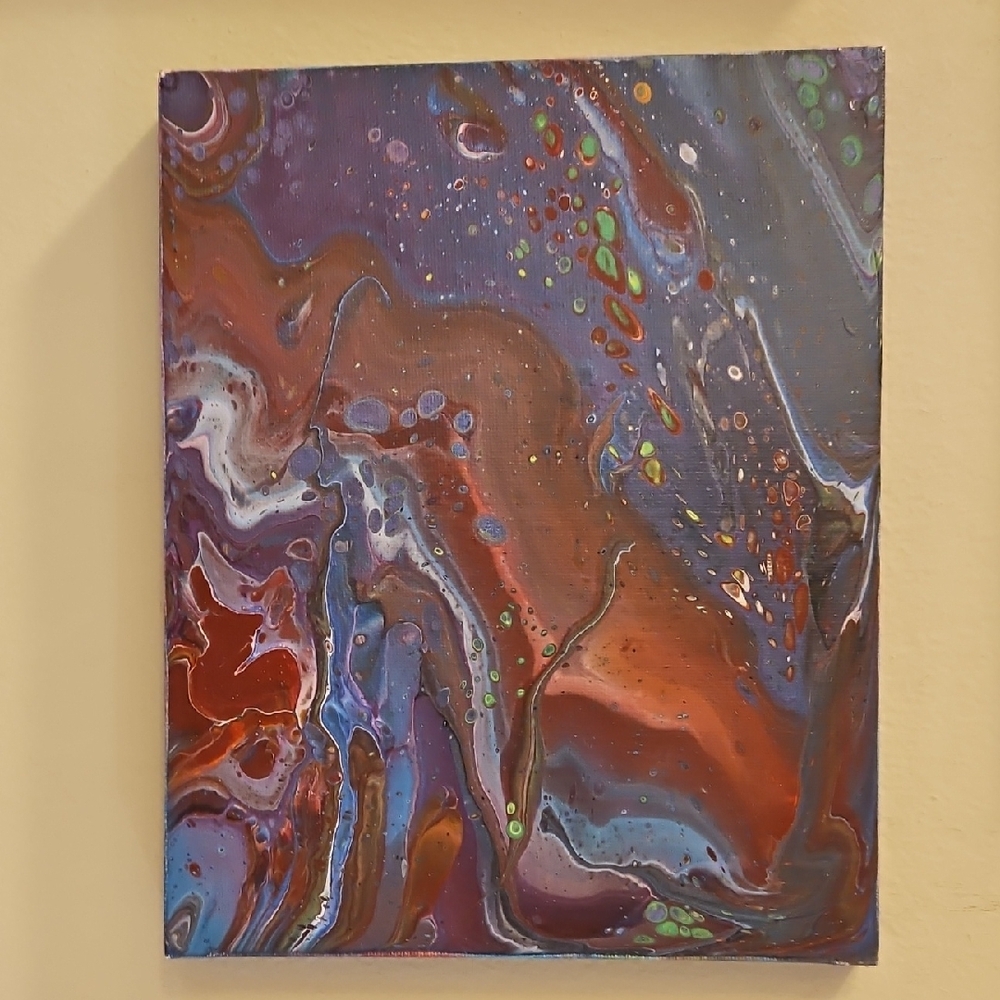 Abstract Multicolor Canvas Art